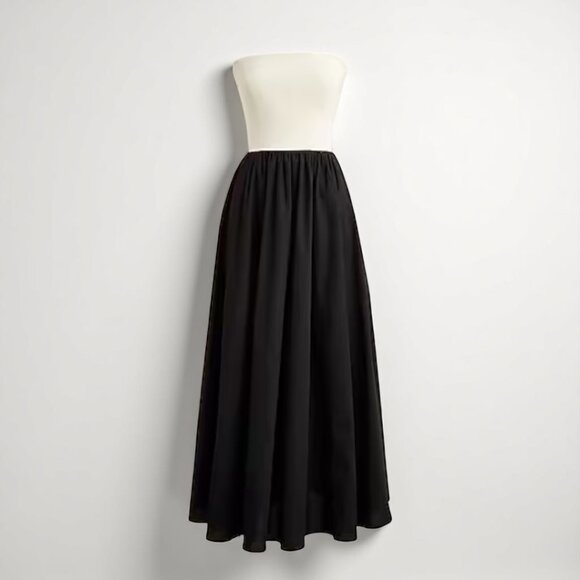 J. Crew Strapless colorblock mixy dress Size Small - Picture 3 of 13